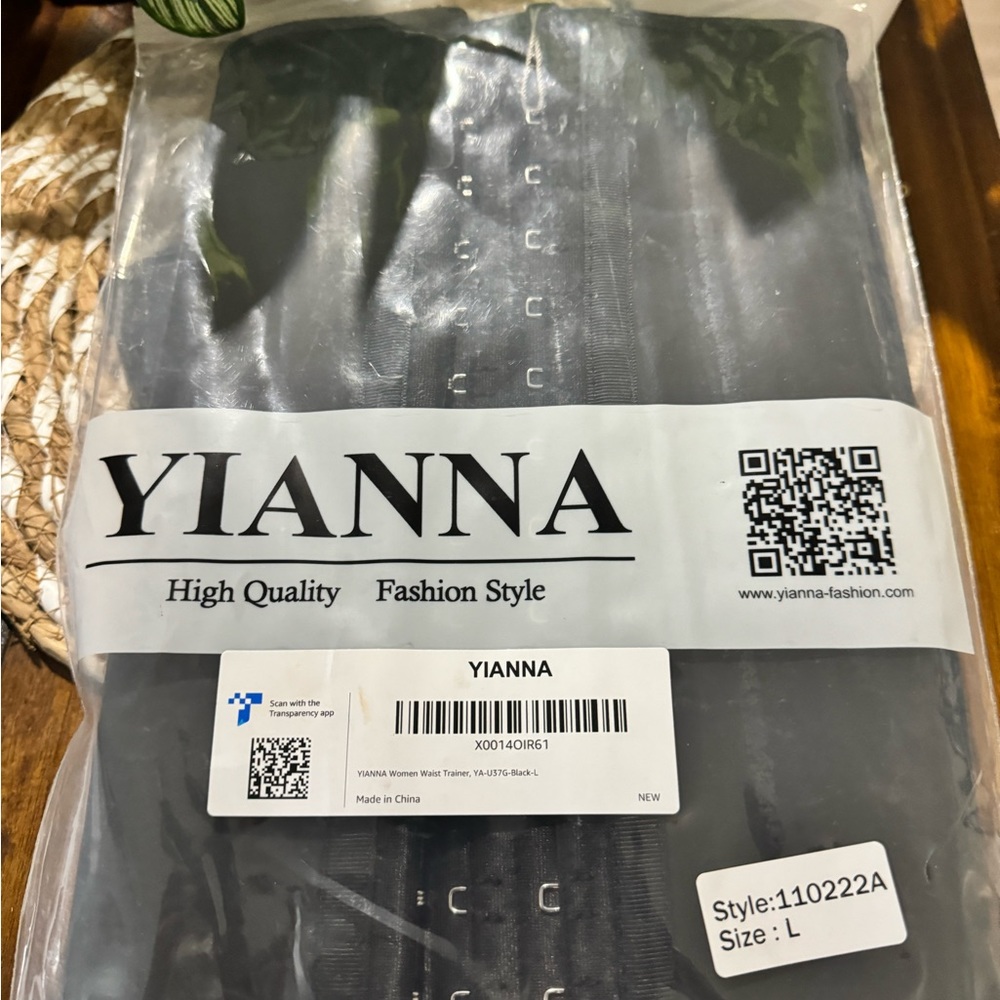 Yianna Women’s Waist Trainer Corset Size: L